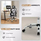 Fauteuil de bureau ergonomique à dossier haut en maille, appui-tête réglable, soutien lombaire, chaise pivotante à 360°, chaise d'ordinateur, de jeu, pour la maison ou le bureau