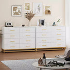 Commode haute Acekool à 8 tiroirs pour chambre et placard avec glissières à fermeture douce et dispositif anti-basculement