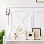 Lit escamotable ModernLuxe Queen/Full Size avec bureau et lumières LED, lit mural pliant peu encombrant avec station de recharge USB