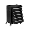 Large Capacity 7-Drawer Rolling Tool Chest  Heavy Duty Storage Cabinet with Keyed Lock, Drawer Liners, Link Buckle, and Smooth Wheels