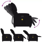 vidaXL Fauteuil de massage inclinable Polyester, Métal, Contreplaqué Simple