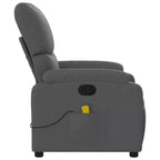 vidaXL Fauteuil de massage inclinable Polyester, Métal, Contreplaqué Simple