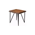 Table d'appoint à bord vivant, noyer clair