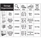 Système de rangement de garage en acier gris Storage Logic, 36 po L x 42 po H x 16 po P
