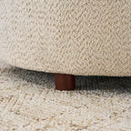 Canapé sectionnel Christopher Knight Home Cozelle 5 pièces moderne incurvé nuage en tissu bouclé