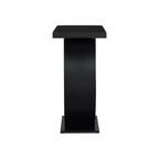 Table console et table d'entrée moderne Whisen, table de canapé robuste avec base en forme d'œuf