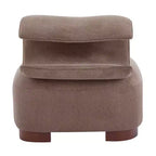 Christopher Knight Home Madison Fauteuil d'appoint moderne en tissu sans accoudoirs avec dossier roulé sculpté