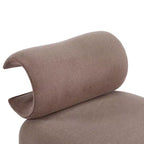 Christopher Knight Home Madison Fauteuil d'appoint moderne en tissu sans accoudoirs avec dossier roulé sculpté
