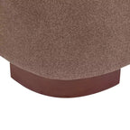 Christopher Knight Home Madison Fauteuil d'appoint moderne en tissu sans accoudoirs avec dossier roulé sculpté