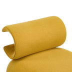 Christopher Knight Home Madison Fauteuil d'appoint moderne en tissu sans accoudoirs avec dossier roulé sculpté