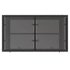 vidaXL Salon de jardin noir en rotin PE Grandes housses amovibles