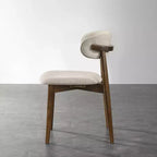 Chaises de salle à manger rembourrées Arnott de Roundhill Furniture, ensemble de 2, finition noyer