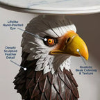 Table d'appoint Tête d'Aigle, Table d'appoint Statue d'Animal pour Décoration de Salon