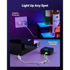 VEVOR Présentoir de Bouteilles Lumineux LED, 3 Niveaux 61 cm, Support USB, Présentoir d'Étagère de Bar Lumineux en Acrylique avec Télécommande RF et Contrôle par Application, Noir+Blanc