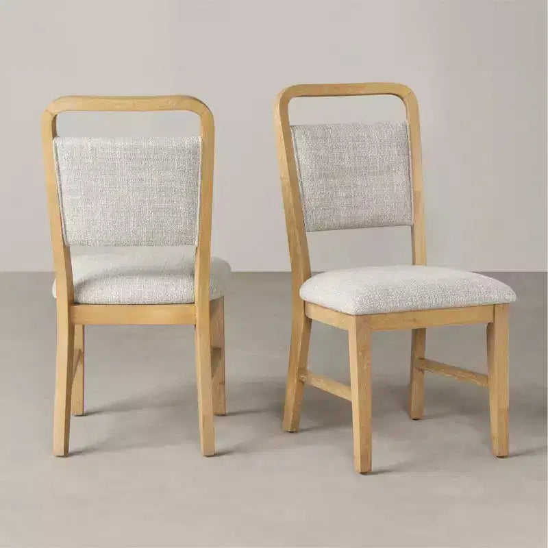 Chaises de salle à manger Roundhill Furniture Arden en bois massif, lot de 2