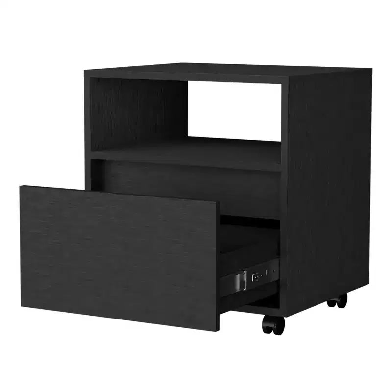 Duncan Table de Chevet/D'appoint Fonctionnelle et Élégante à 1 Tiroir pour Chambre à Coucher et Salon