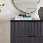 Commode Walker Edison à 3 tiroirs avec façades cannelées