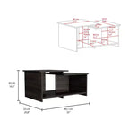 Jolie petite marque de jouets Wema 3 table basse, étagère inférieure ouverte – Espresso