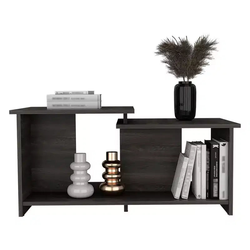 Jolie petite marque de jouets Wema 3 table basse, étagère inférieure ouverte – Espresso
