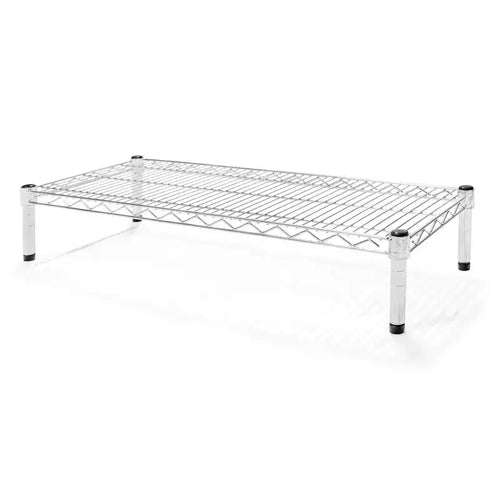 Étagère en fil chromé 14p x 6h avec 1 tablette