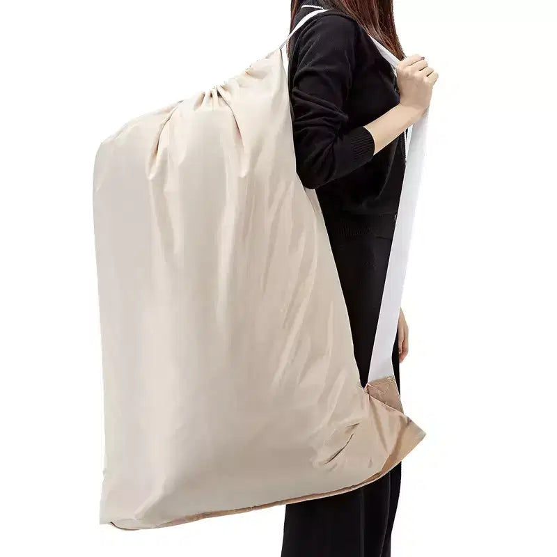 Sac à linge Narwey XL en nylon avec sangle, grand organiseur de linge sale, s'adapte facilement à un panier à linge