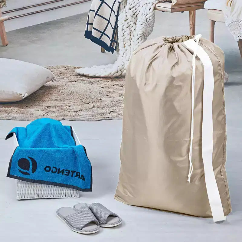 Sac à linge Narwey XL en nylon avec sangle, grand organiseur de linge sale, s'adapte facilement à un panier à linge