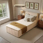 Matelas jumeau en peluche HOMLUX - Aucun assemblage requis, isolation des mouvements et sommeil rafraîchissant et respirant