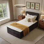 Matelas jumeau en peluche HOMLUX - Aucun assemblage requis, isolation des mouvements et sommeil rafraîchissant et respirant