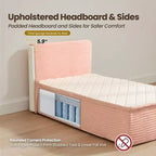 Matelas jumeau en peluche HOMLUX - Aucun assemblage requis, isolation des mouvements et sommeil rafraîchissant et respirant