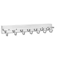 Rev-A-Shelf 14 Inch Pop Out Sliding Deluxe Belt and Tie Accessory Organization Rack Holder Hanger with 7 Hooks, Chrome, BRCPOSL-14-CR-1