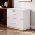 Karl Home2 Meuble de classement à tiroirs larges Design à panneau plat Verrou unique