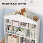Étagère à livres et de rangement pour jouets de 103,4 cm, organisateur de jouets avec 9 compartiments de rangement pour salle de jeux, jardins d'enfants, salles de classe