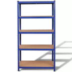 vidaXL Étagère de rangement bleue 2 pcs