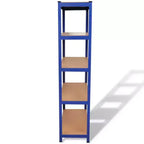 vidaXL Étagère de rangement bleue 2 pcs
