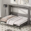 FAMYYT Full Size Platform Bed With USB Ports, Easy Assembly