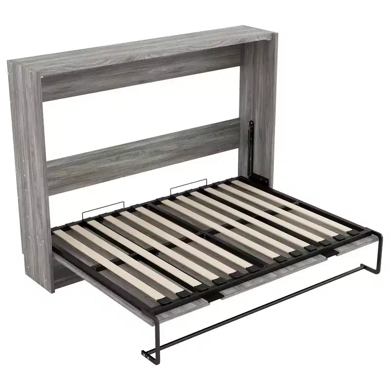 FAMYYT Lit plateforme pleine grandeur avec ports USB, assemblage facile
