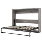 FAMYYT Lit plateforme pleine grandeur avec ports USB, assemblage facile