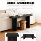 Karl Home Console étroite moderne en bois de 42 po pour entrée et salon