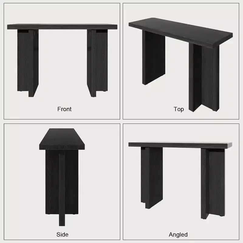 Karl Home Console étroite moderne en bois de 42 po pour entrée et salon
