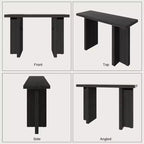 Karl Home Console étroite moderne en bois de 42 po pour entrée et salon