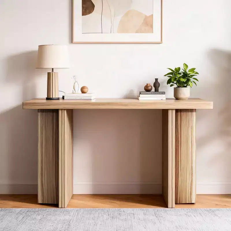 Karl Home Console étroite moderne en bois de 42 po pour entrée et salon