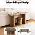 Karl Home Console étroite moderne en bois de 42 po pour entrée et salon