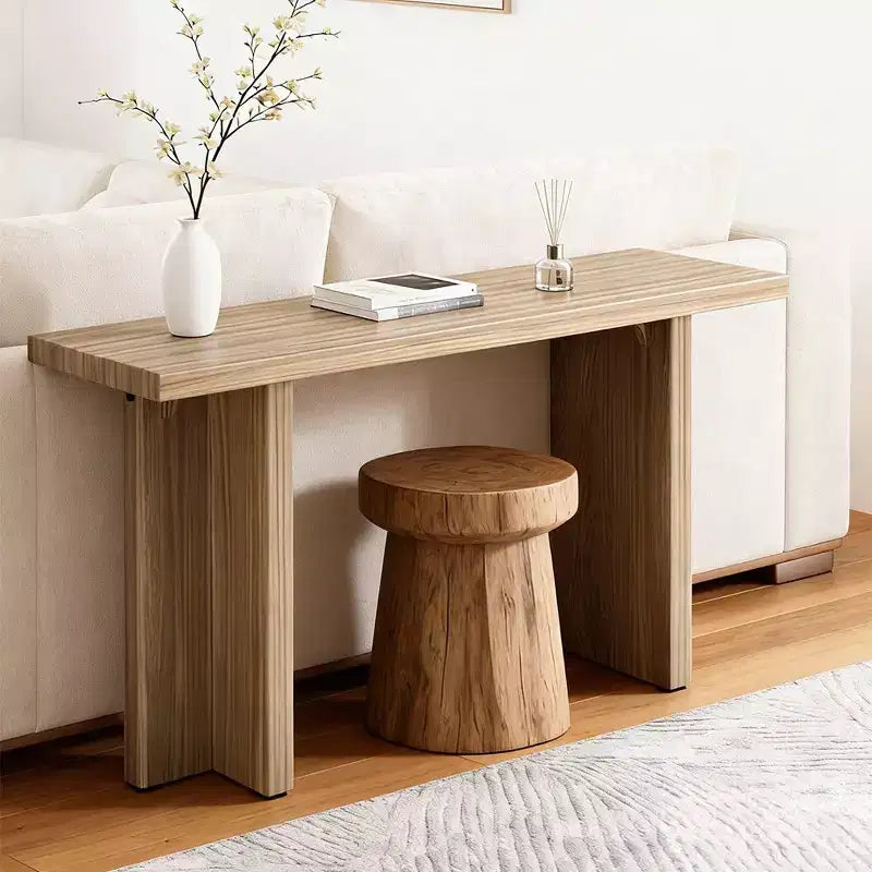 Karl Home Console étroite moderne en bois de 42 po pour entrée et salon