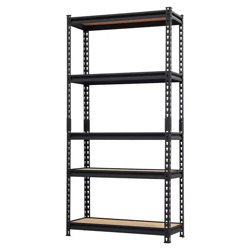 Étagère de rangement en métal robuste, résistante à la rouille, montage facile, étagère utilitaire réglable pour garage, entrepôt, cellier, placard, sous-sol, cuisine