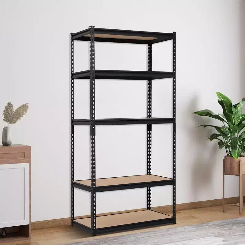 Étagère de rangement en métal robuste, résistante à la rouille, montage facile, étagère utilitaire réglable pour garage, entrepôt, cellier, placard, sous-sol, cuisine