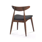 Ensemble de salle à manger moderne pour 4 personnes, 5 pièces, ensemble de table rectangulaire en bois massif avec 4 chaises rembourrées pour petite cuisine