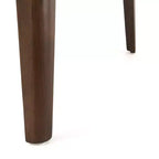 Ensemble de salle à manger moderne pour 4 personnes, 5 pièces, ensemble de table rectangulaire en bois massif avec 4 chaises rembourrées pour petite cuisine
