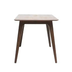 Ensemble de salle à manger moderne pour 4 personnes, 5 pièces, ensemble de table rectangulaire en bois massif avec 4 chaises rembourrées pour petite cuisine