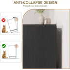 Commode à 6/7/9 tiroirs en rotin style bohème avec poignées dorées, meuble de rangement moderne en bois noir, grand organisateur pour chambre, salon et couloir