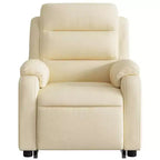 vidaXL Fauteuil inclinable de massage avec fonction releveur Gris clair